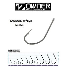 Owner 53853 8 Dövme Çapraz Delikli Olta İğnesi