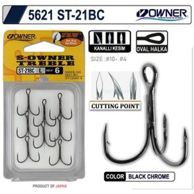 Owner 5621 ST-21 Black Chrome Çarpma İğne
