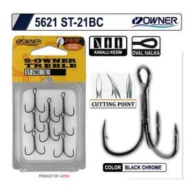 Owner 5621 ST-21 Black Chrome Çarpma İğne