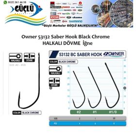 Owner Black Chrome No:1/0 Olta İğnesi