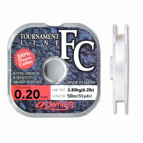 Owner Tournament 0.20 mm 50 m Flouro Carbon Misina