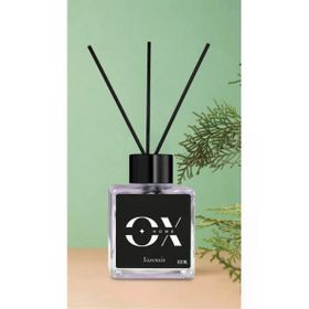 Ox Home Yasemin Kokulu 100 ml Kare Şişe Bambu Siyah Çubuk Oda Kokusu