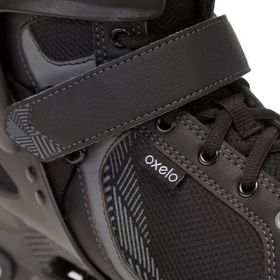 Oxelo Fit 3 Siyah-Gri Erkek Fitness Pateni