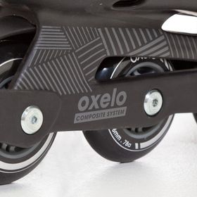 Oxelo Fit 3 Siyah-Gri Erkek Fitness Pateni