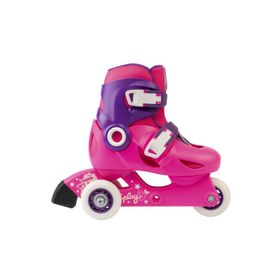 Oxelo Play 3 Pembe Mor Çocuk Pateni