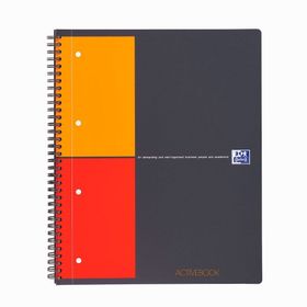 Oxford 104329 Active A4 Pp Kapak Kareli 80 Yaprak Spiralli Defter