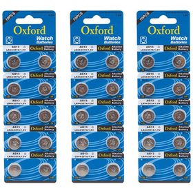 Oxford AG13 LR44 357 SR44 A76 1.5V 30 Adet 3 Kart Alkaline Düğme Pil
