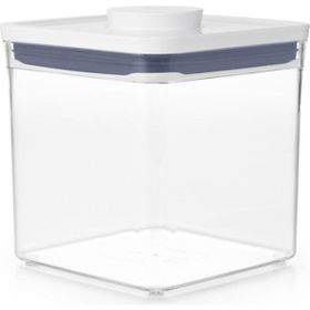 Oxo Büyük Kare Kısa 2,8 Qt / 2.6 L Pop Container