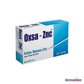 Oxsa-Znc Kalsiyum Magnezyum Çinko 30 Tablet