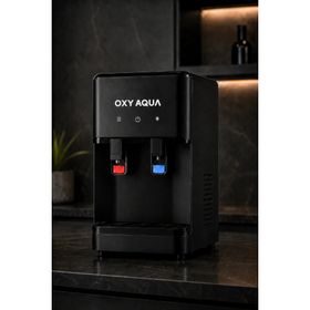 Oxy Aqua Petra Tezgah Üstü Sıcak Soğuk Su Çıkışlı Arıtmalı Siyah Su Sebili