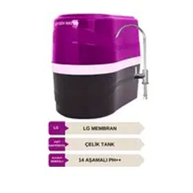 Oxygen Water 14 Aşamalı Ph Alkali Mineral Filtreli Nsf Onaylı Çelik Su Tanklı Su Arıtma Cihazı