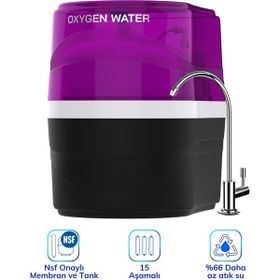 Oxygen Water Prime+ 15 Aşamalı Pompalı Ph Alkali Mineral Filtreli Çelik Su Tanklı Su Arıtma Cihazı