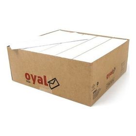 Oyal 11x22 Beyaz Penceresiz 110 gr 500'lü Buklet Diplomat Zarf