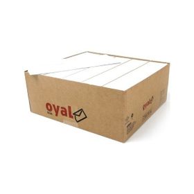 Oyal 11x22 Beyaz Penceresiz 110 gr 500'lü Buklet Diplomat Zarf