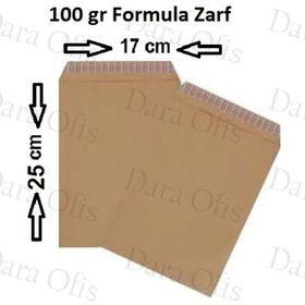 Oyal 17x25 cm Natura 100 gr Silikonlu 500'lü Paket Torba Zarf