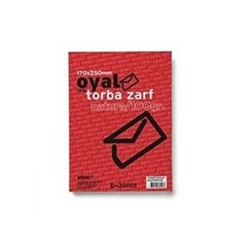 Oyal 17x25 cm Natura 100 gr Silikonlu 500'lü Paket Torba Zarf