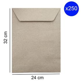 Oyal 24x32 cm Kraft 90 gr Silikonlu 250 Adet Torba Zarf