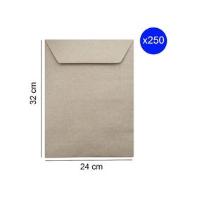 Oyal 24x32 cm Kraft 90 gr Silikonlu 250 Adet Torba Zarf