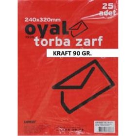 Oyal 25'li Beyaz Zarf Torba
