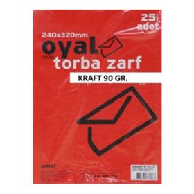 Oyal 25'li Beyaz Zarf Torba
