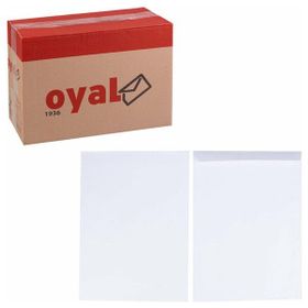Oyal 26x35 cm Beyaz 110 gr Silikonlu 250'li Paket Torba Zarf
