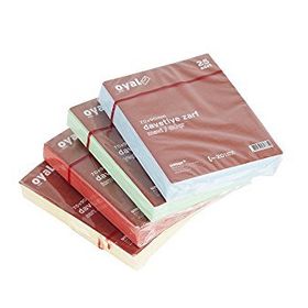 Oyal 7x9 cm 25'li 80 gr Yeşil Renkli Davetiye Kartı