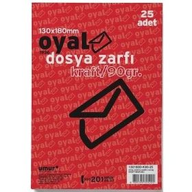 Oyal Dosya 13x18 90 gr Kraft Zarf