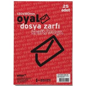 Oyal Dosya 13x18 90 gr Kraft Zarf