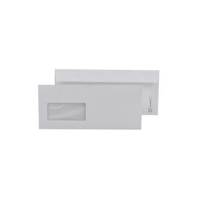 Oyal Extra Beyaz Silikonlu Pencereli 10.5x24 110 gr Diplomat Zarf