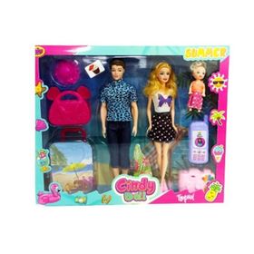 Oydaş 02455 Cindy Doll Aile Tatil Seti