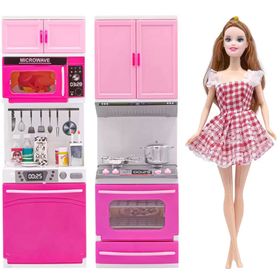 Oydaş Oyuncak 02319 Anlily İlk Mutfak Setim Bebekli Fırın ve Bulaşık Makinesi