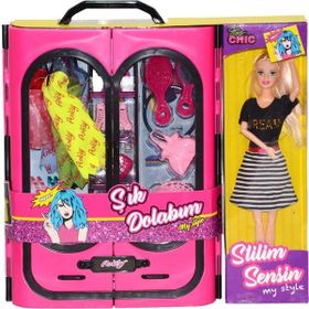 Oydaş Oyuncak 02441 Anlily Bebek ve Elbise Dolabı