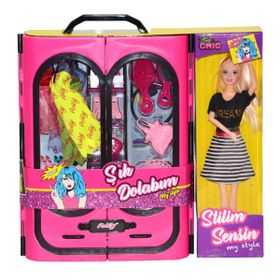 Oydaş Oyuncak 02441 Anlily Bebek ve Elbise Dolabı