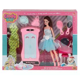 Oydaş Oyuncak 02453 Cindy Doll Dolaplı Makyaj Masalı Bebek