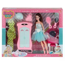 Oydaş Oyuncak 02453 Cindy Doll Dolaplı Makyaj Masalı Bebek