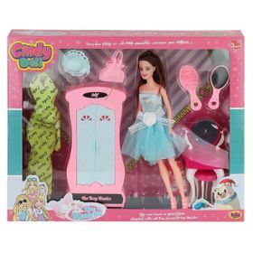 Oydaş Oyuncak 02453 Cindy Doll Dolaplı Makyaj Masalı Bebek