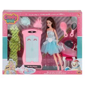 Oydaş Oyuncak 02453 Cindy Doll Dolaplı Makyaj Masalı Bebek