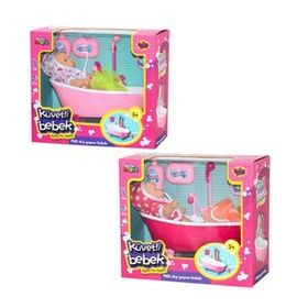 Oydaş Oyuncak 1 Adet Pilli Sesli Oyuncak Küvet Banyo Yapan Et Bebek