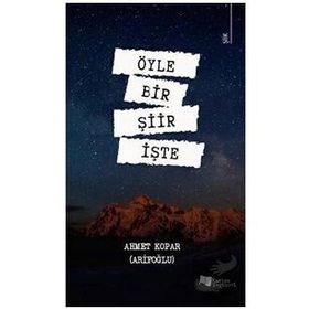 Öyle Bir Şiir İşte - Ahmet Kopar Arifoğlu - Karina Yayınevi