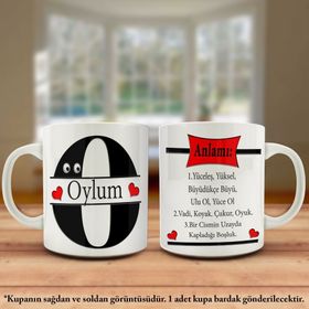 Oylum İsmi Ve Anlamı İsme Özel Tasarım Kupa Bardak