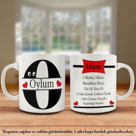 Oylum İsmi Ve Anlamı İsme Özel Tasarım Kupa Bardak