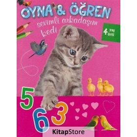 Oyna ve Öğren - Sevimli Arkadaşım Kedi - Parıltı Komisyon