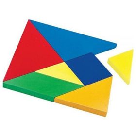 oyun Hamaha Wooden Toys Doğal Ahşap Eğitici Cak 7 Parça Mini Tangram HBCV00000I4FEW