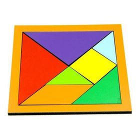 oyun Hamaha Wooden Toys Doğal Ahşap Eğitici Cak 7 Parça Mini Tangram HBCV00000I4FEW