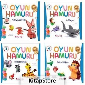 Oyun Hamuru Eğitim Seti-4 Kitap - Kolektif