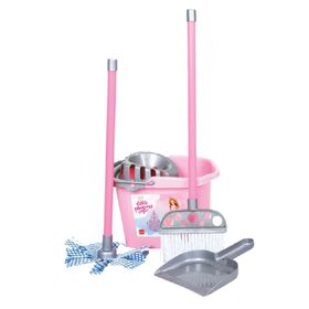 Oyuncak Fırçalı Pembe Temizlik Seti