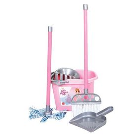 Oyuncak Fırçalı Pembe Temizlik Seti