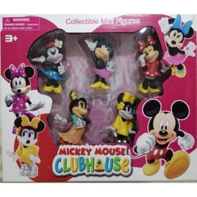 Oyuncak Minnie Mouse 5'li Set Mickey Mouse Oyuncak Karakter Seti
