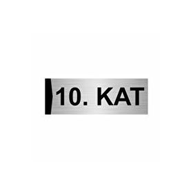 Özarslan Dizayn 10 kat 10x20 cm Gümüş Metal Yönlendirme Levhası