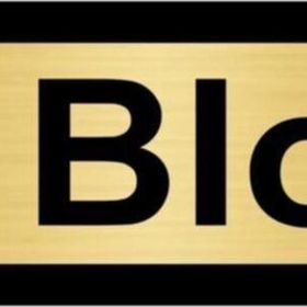 Özarslan Dizayn A Blok 7x20 cm Altın Renk Metal Yönlendirme Levhası